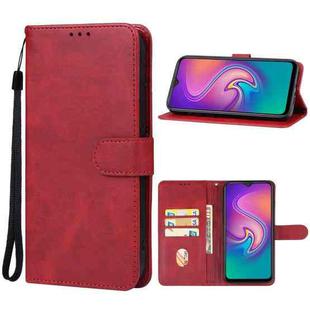 For Infinix S4 Leather Phone Case(Red)