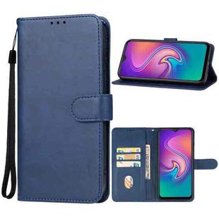 For Infinix S4 Leather Phone Case(Blue)