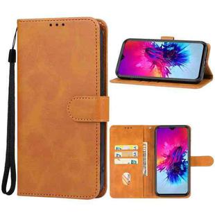 For Infinix Smart 3 Plus Leather Phone Case(Brown)