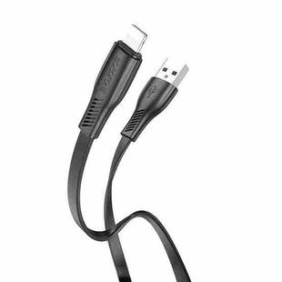 Borofone BX85 1m 2.4A USB to 8 Pin Auspicious Charging Data Cable(Black)