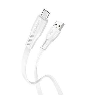 Borofone BX85 1m 2.4A USB to Micro USB Auspicious Charging Data Cable(White)