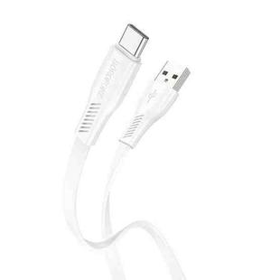 Borofone BX85 1m 3A USB to USB-C / Type-C Auspicious Charging Data Cable(White)
