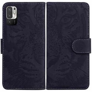 For Xiaomi Redmi Note 11T Pro / 11T Pro+ 5G Tiger Embossing Pattern Flip Leather Phone Case(Black)