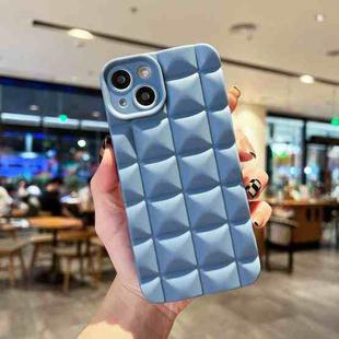 For iPhone 13 3D Grid TPU Phone Case(Baby Blue)
