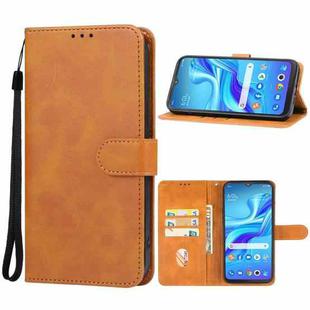 For TCL 4X 5G T601DL / 20 A 5G T768S Leather Phone Case(Brown)