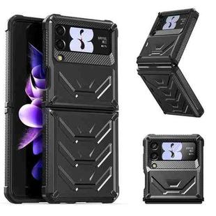 For Samsung Galaxy Z Flip3 5G Armored All-inclusive Shockproof Folding Phone Case(Black)