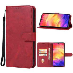 For Xiaomi Redmi Note 7 Pro Leather Phone Case(Red)