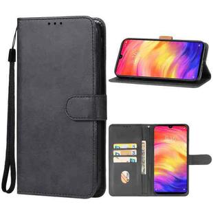 For Xiaomi Redmi Note 7 Pro Leather Phone Case(Black)