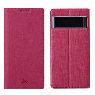 For Google Pixel 7 ViLi DMX Series Shockproof Magnetic Leather Phone Case(Rose Red)