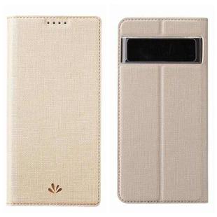 For Google Pixel 7 Pro ViLi DMX Series Shockproof Magnetic Leather Phone Case(Gold)