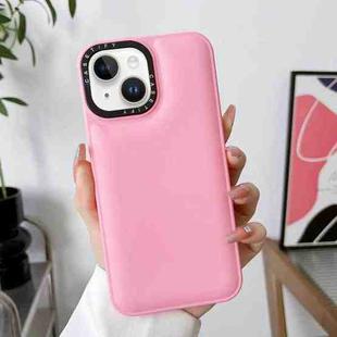 For iPhone 14 Plus Liquid Silicone Bread Bubble Phone Case(Pink)
