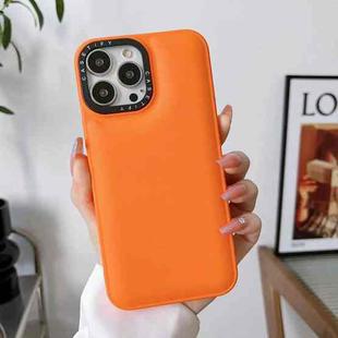 For iPhone 13 Pro Max Liquid Silicone Bread Bubble Phone Case(Orange)