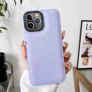 For iPhone 11 Pro Max Liquid Silicone Bread Bubble Phone Case(Purple)