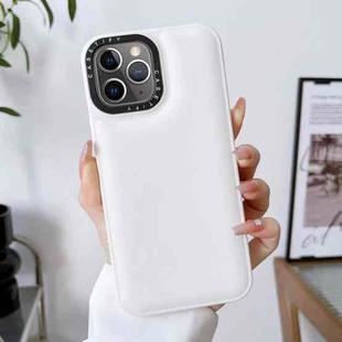 For iPhone 11 Pro Max Liquid Silicone Bread Bubble Phone Case(White)