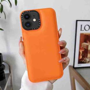 For iPhone 11 Liquid Silicone Bread Bubble Phone Case(Orange)