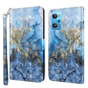 For Realme GT2 / GT Neo2 / GT Neo 3T 3D Painting Pattern TPU + PU Phone Case(Milky Way)