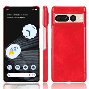 For Google Pixel 7 Pro 5G Shockproof Litchi Texture PC + PU Case(Red)