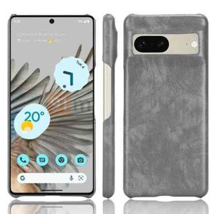 For Google Pixel 7 5G Shockproof Litchi Texture PC + PU Case(Grey)