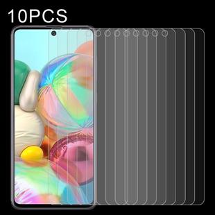 10 PCS 0.26mm 9H Surface Hardness 2.5D Explosion-proof Tempered Glass Non-full Screen Film For Samsumg Galaxy F55 / M55 / M54 / A71 / F54 / C55