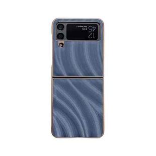 For Samsung Galaxy Z Flip4 Nano Electroplate Phone Case(Blue)