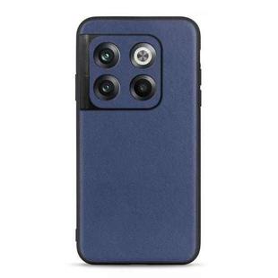 For OnePlus Ace Pro / 10T Lambskin Texture Genuine Leather Phone Case(Blue)