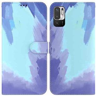 For Xiaomi Redmi Note 11T Pro / 11T Pro+ 5G Watercolor Pattern Flip Leather Phone Case(Winter Snow)