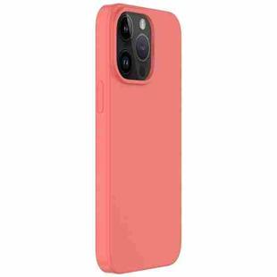 For iPhone 14 Pro Mutural Karen Series Liquid Silicone Magsafe Phone Case(Grapefruit Pink)