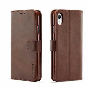 For Samsung Galaxy A23e LC.IMEEKE Calf Texture Leather Phone Case(Brown)