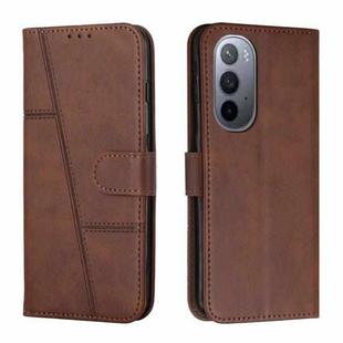 For Motorola Moto X30 Pro 5G/Edge 30 Ultra 5G Stitching Calf Texture Buckle Leather Phone Case(Brown)