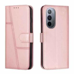 For Motorola Moto X30 Pro 5G/Edge 30 Ultra 5G Stitching Calf Texture Buckle Leather Phone Case(Pink)