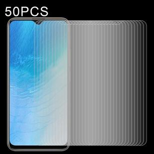 50 PCS 0.26mm 9H Surface Hardness 2.5D Explosion-proof Tempered Glass Non-full Screen Film For Vivo Y19