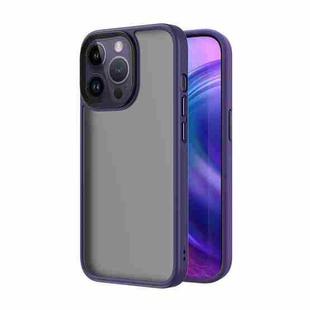 For iPhone 14 Pro ROCK Guard Skin-feel Phone Case(Purple)