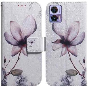 For Motorola Edge 30 Neo / Edge 30 Lite Coloured Drawing Leather Phone Case(Magnolia)