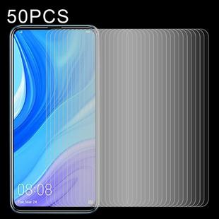 50 PCS 0.26mm 9H Surface Hardness 2.5D Explosion-proof Tempered Glass Non-full Screen Film For Huawei Y9s