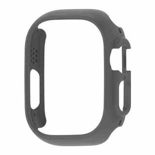 For Apple Watch Ultra 49mm PC Hollow Electroplating Protective Case(Grey)