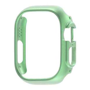 For Apple Watch Ultra 49mm PC Hollow Electroplating Protective Case(Cyan)