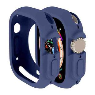 For Apple Watch Ultra 49mm Candy TPU Protective Case(Royal Blue)