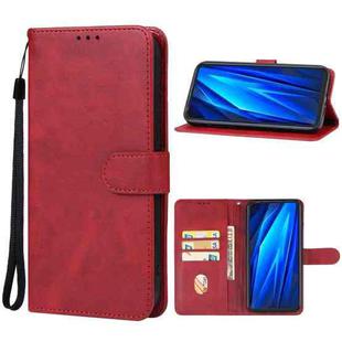 For TECNO Pova 4 Leather Phone Case(Red)