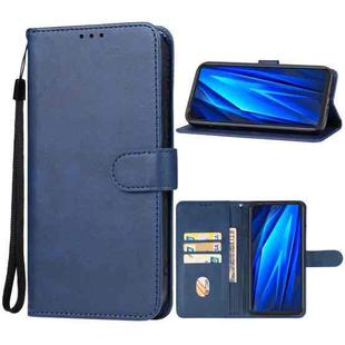 For TECNO Pova 4 Leather Phone Case(Blue)