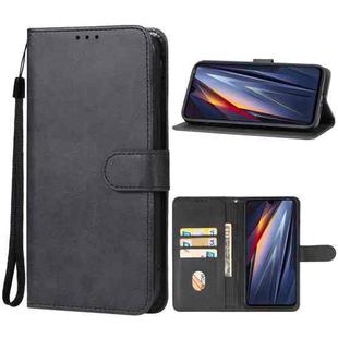 For TECNO Pova 4 Pro Leather Phone Case(Black)