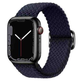 Buckle Nylon Braided Watch Band for Apple Watch Ultra 49mm&Watch Ultra 2 49mm / Series 9&8&7 45mm / SE 3&SE 2&6&SE&5&4 44mm / 3&2&1 42mm(Charcoal)