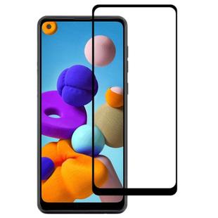 For Galaxy A21 9H Surface Hardness 2.5D Full Glue Full Screen Tempered Glass Film