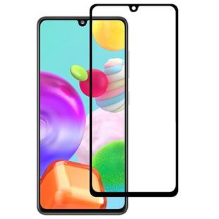 For Galaxy A41 9H Surface Hardness 2.5D Full Glue Full Screen Tempered Glass Film