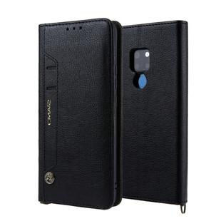 For Huawei Mate 20 CMai2 Kaka Series Litchi Texture Horizontal Flip Leather Case with Holder & Card Slots(Black)