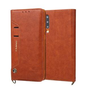 For Huawei P30 CMai2 Kaka Series Litchi Texture Horizontal Flip Leather Case with Holder & Card Slots(Brown)