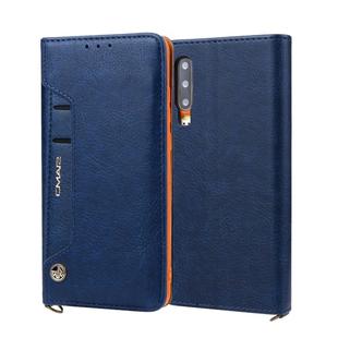 For Huawei P30 CMai2 Kaka Series Litchi Texture Horizontal Flip Leather Case with Holder & Card Slots(Blue)