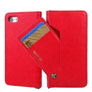 For iPhone SE 2022 / SE 2020 / 8 / 7 CMai2 Kaka Series Litchi Texture Horizontal Flip Leather Case with Holder & Card Slots(Red)