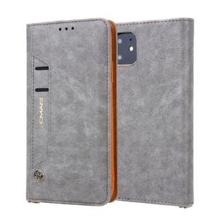 For iPhone 11 CMai2 Kaka Series Litchi Texture Horizontal Flip Leather Case with Holder & Card Slots(Grey)