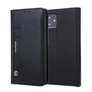 For iPhone 11 CMai2 Kaka Series Litchi Texture Horizontal Flip Leather Case with Holder & Card Slots(Black)