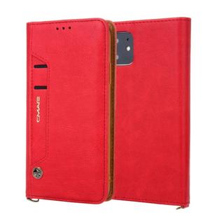 For iPhone 11 Pro CMai2 Kaka Series Litchi Texture Horizontal Flip Leather Case with Holder & Card Slots(Red)